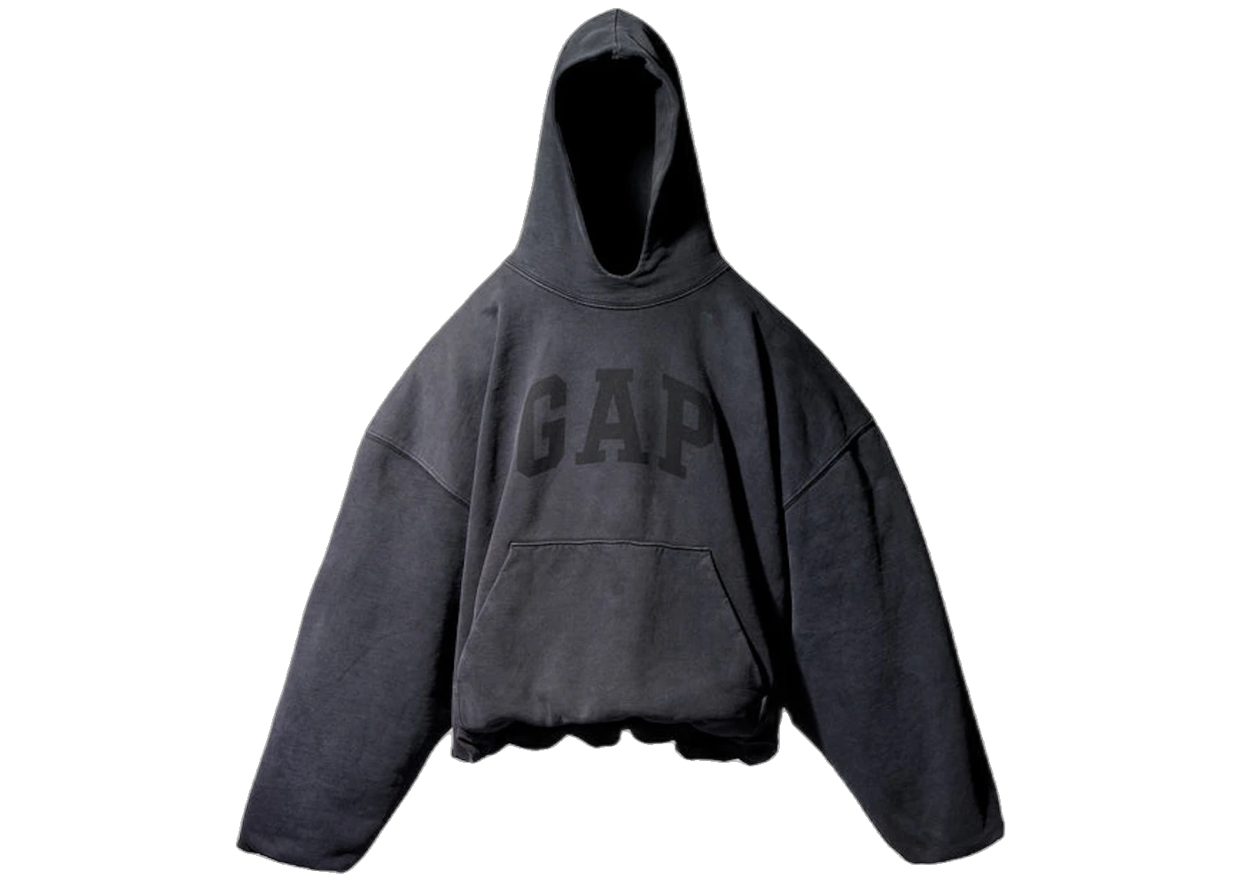 Yeezy Gap Engineered by Balenciaga Dove Hoodie Washed Black, Washed Black (yeezy-gap-engineered-by-balenciaga-dove-hoodie-black)