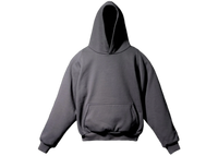 Yeezy Gap Logo Shrunken Hoodie Black, Black (4708240620000)