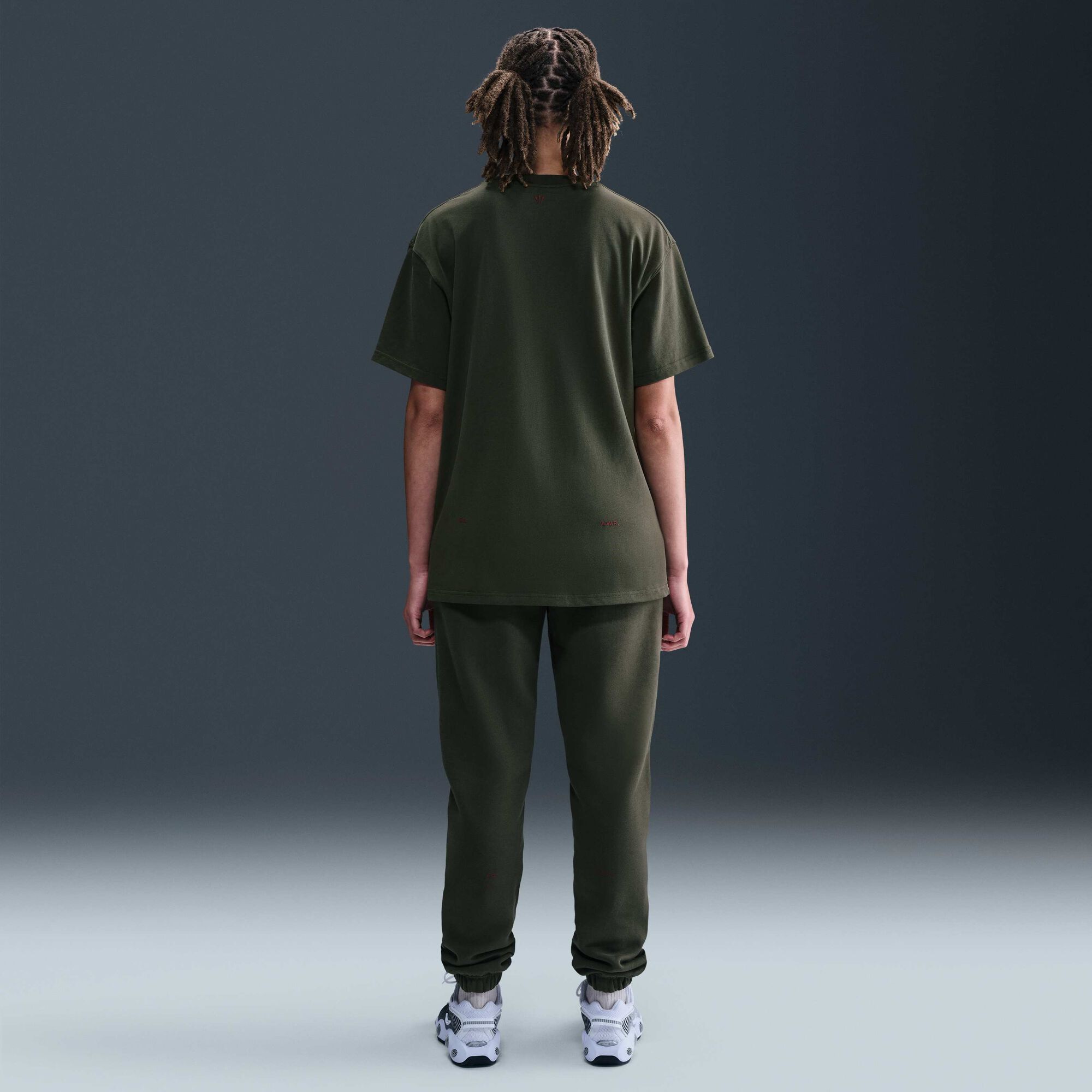 NOCTA NOCTA Fleece CS Tracksuit Bottoms Cargo Khaki/Team Red
