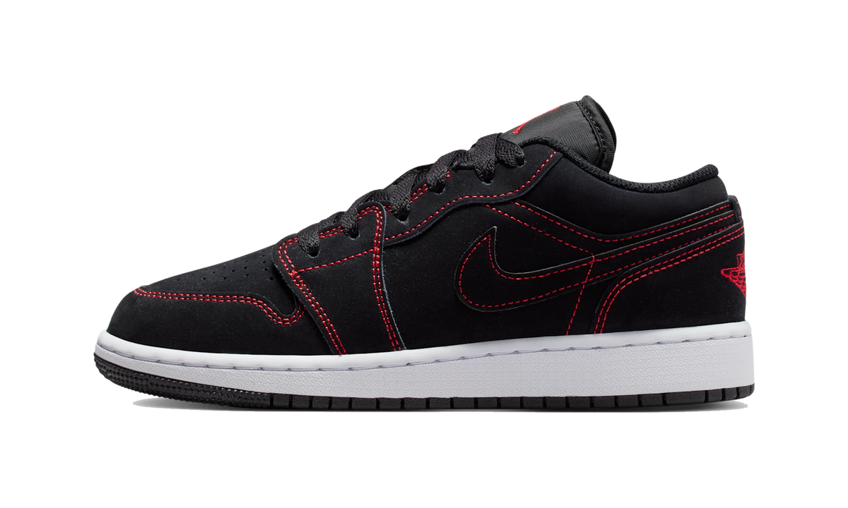 Air Jordan 1 Low Black/White/University Red