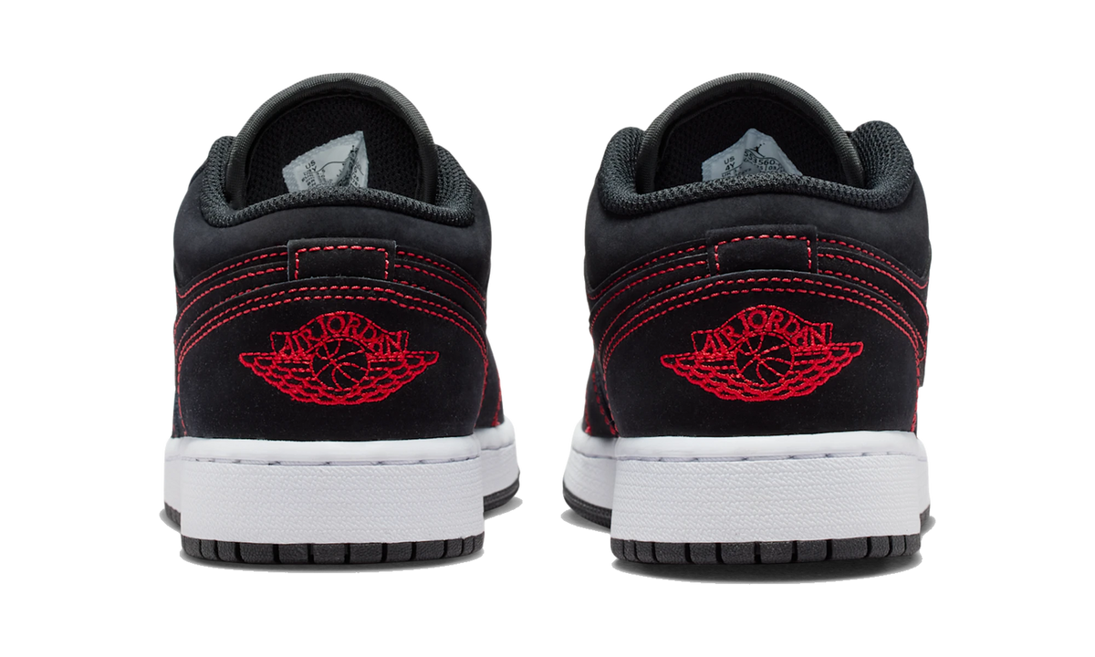 Air Jordan 1 Low Black/White/University Red