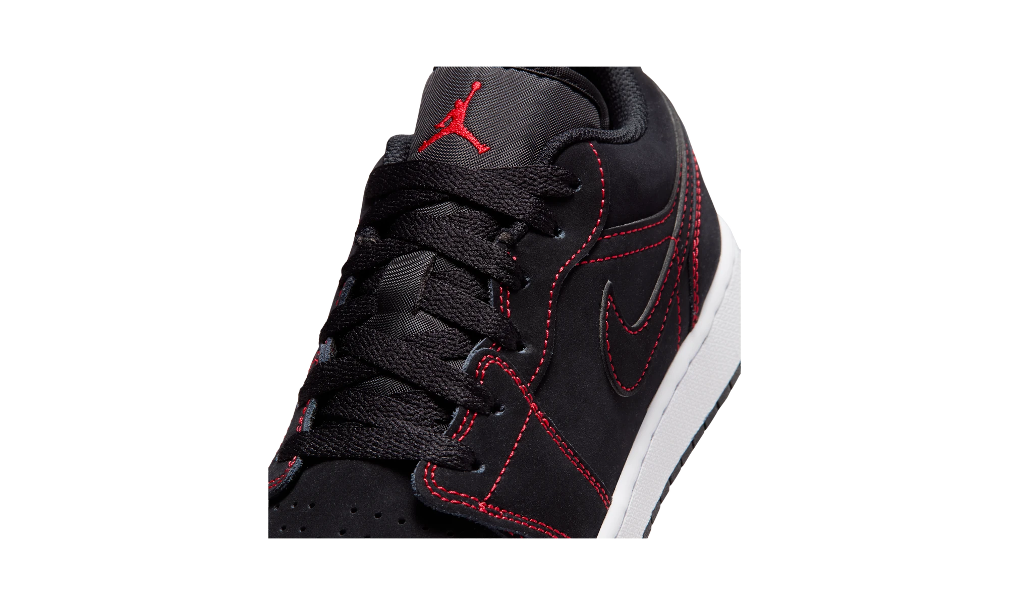Air Jordan 1 Low Black/White/University Red