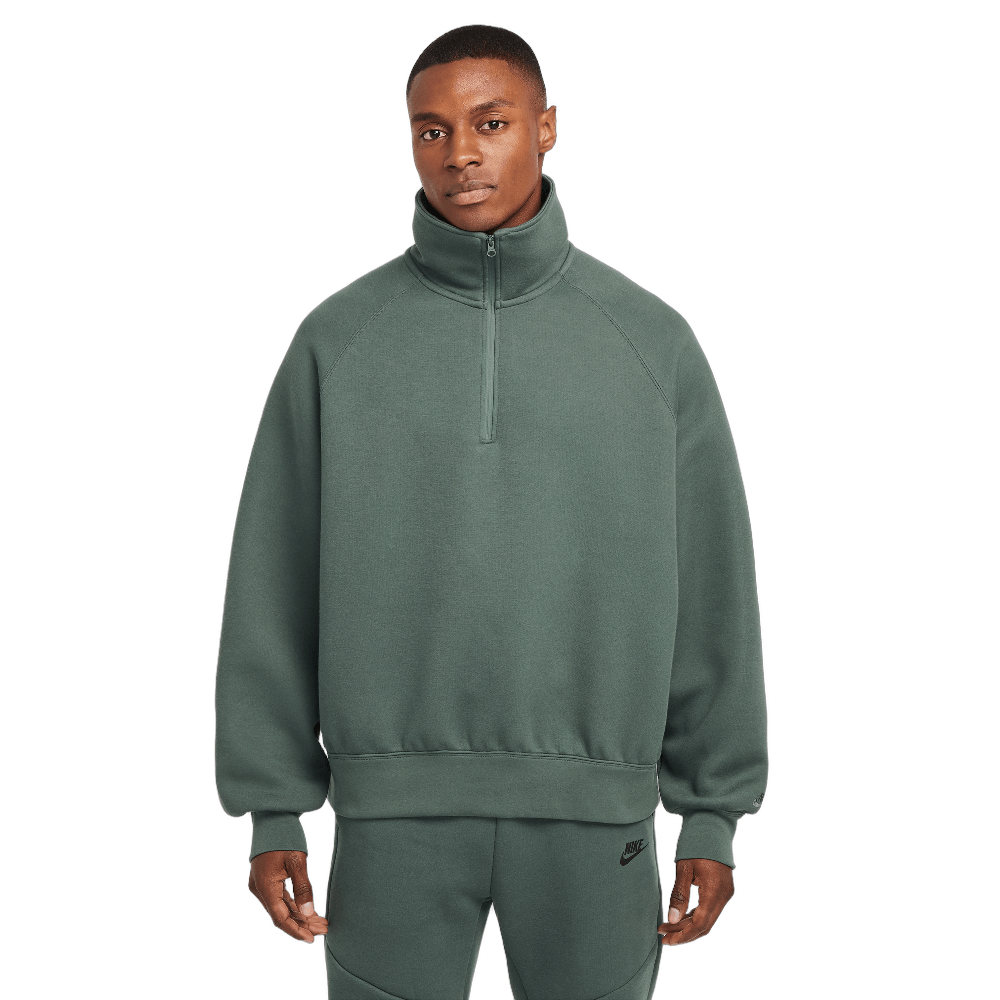 Nike Tech Men's Fleece Half-Zip Top Vintage Green/Vintage Green