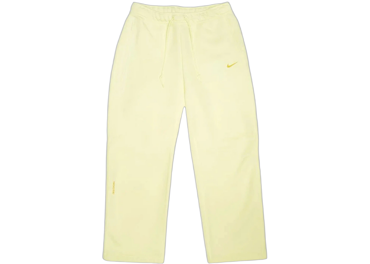 Nike x NOCTA NRG Tech Fleece Open Hem Pants Citron Tint/Vivid Sulfur
