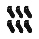 Nike Everyday Cushioned Ankle Socks (6 Pairs) Black/White