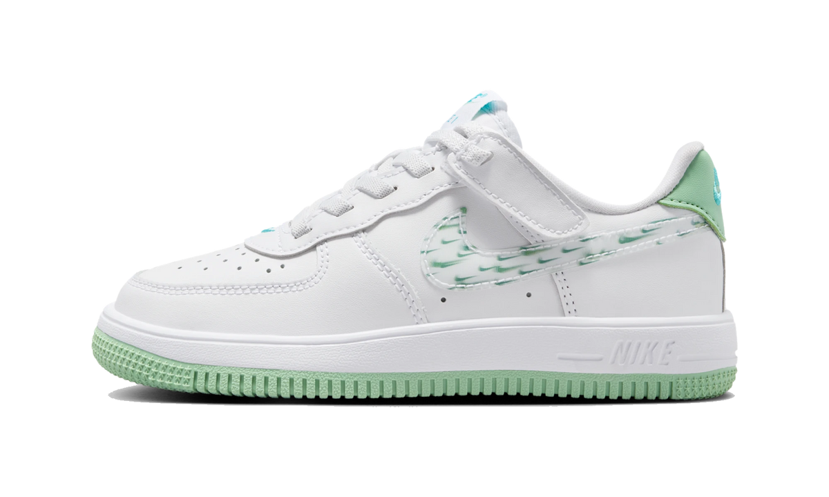 Nike Force 1 Low EasyOn White/White/Enamel Green/White