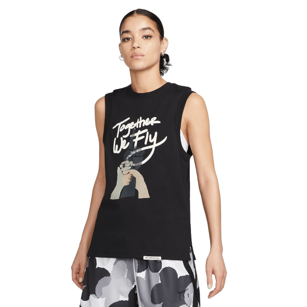 Nike Dri-FIT Standard Issue Women's Top Black/White