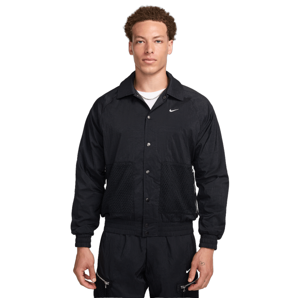 Nike Men's Repel Woven Basketball Jacket Black/White