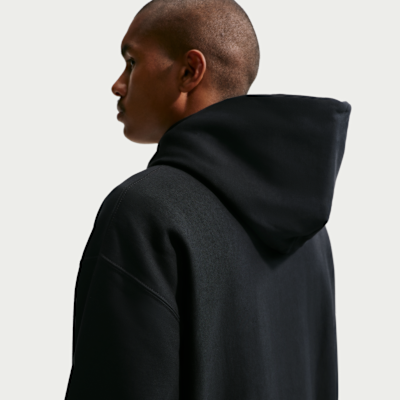 Nike Solo Swoosh Men's Pullover Hoodie Black/Black/White