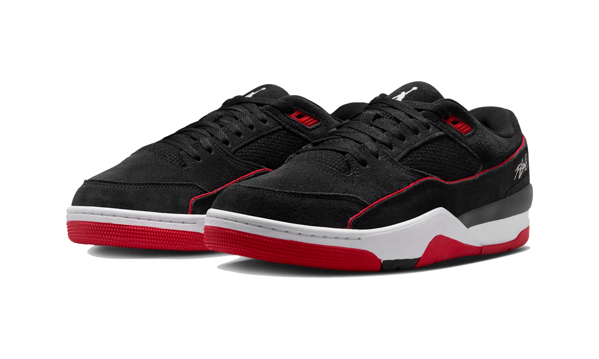 Air Jordan Flight Court Black/University Red/White