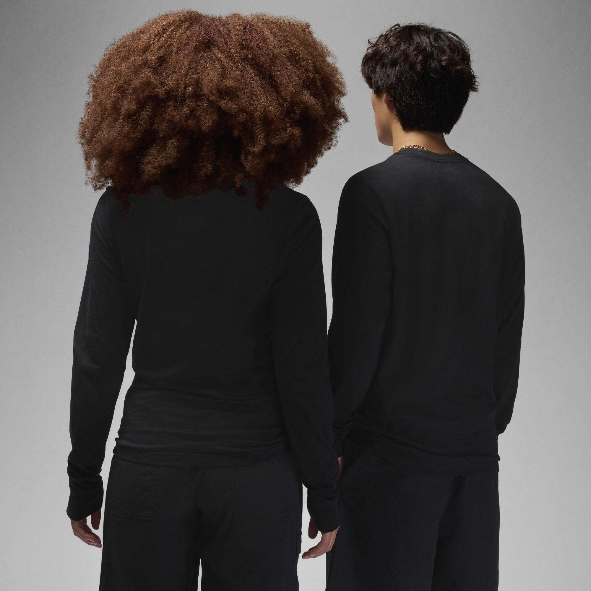 Air Jordan Jumpman Chimney Long-Sleeve T-Shirt Black/White