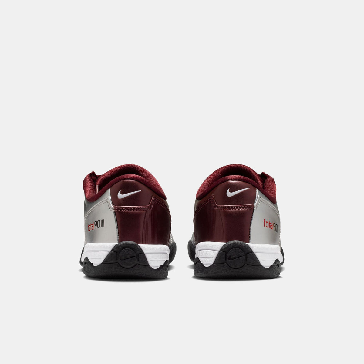 Nike Total90 Metallic Silver/Burgundy Crush/White