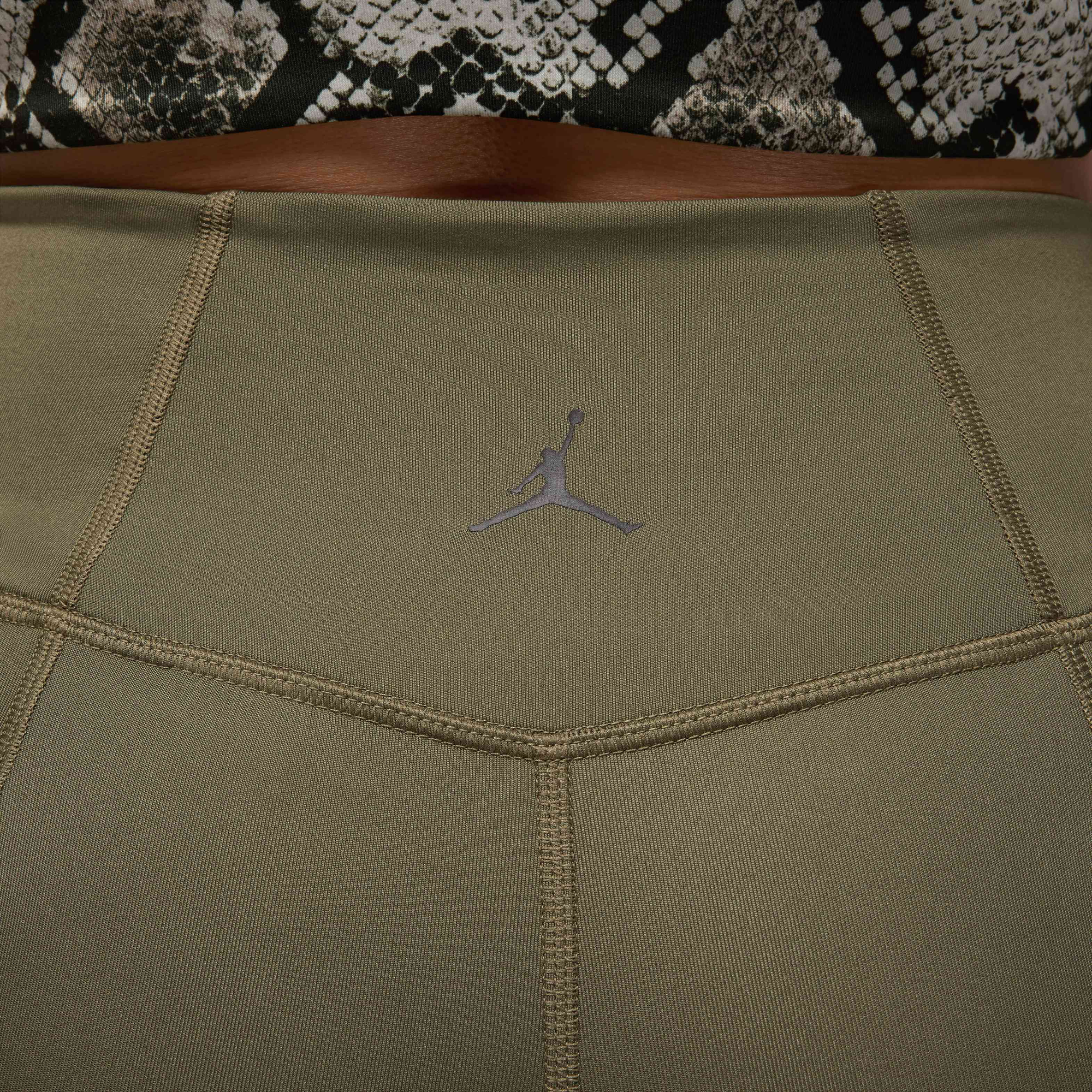 Air Jordan Sport High-Waisted 18cm (approx.) Bike Shorts Medium Olive/White