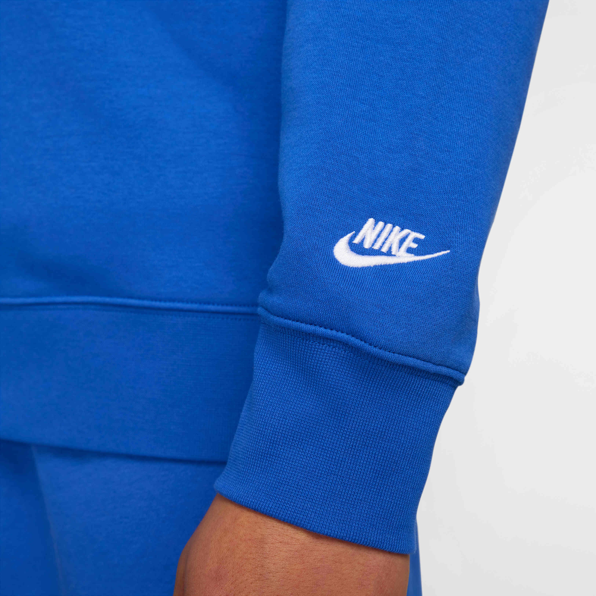 Nike Club Fleece Crew Game Royal/Game Royal/White - Sneak