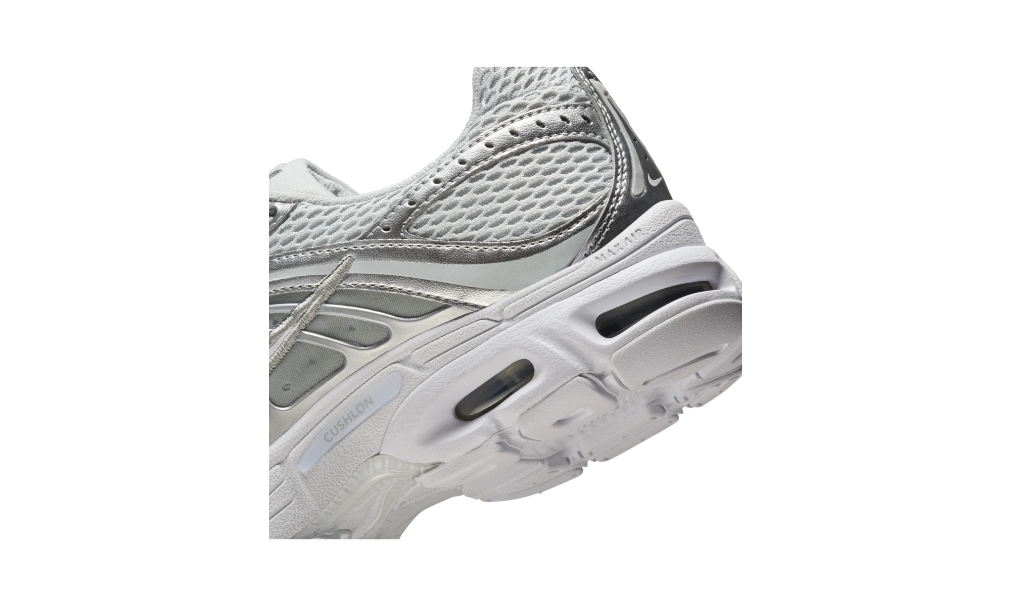 Nike Air Max Moto 2K shoes with reflective accents Grey Fog/Metallic Silver/White