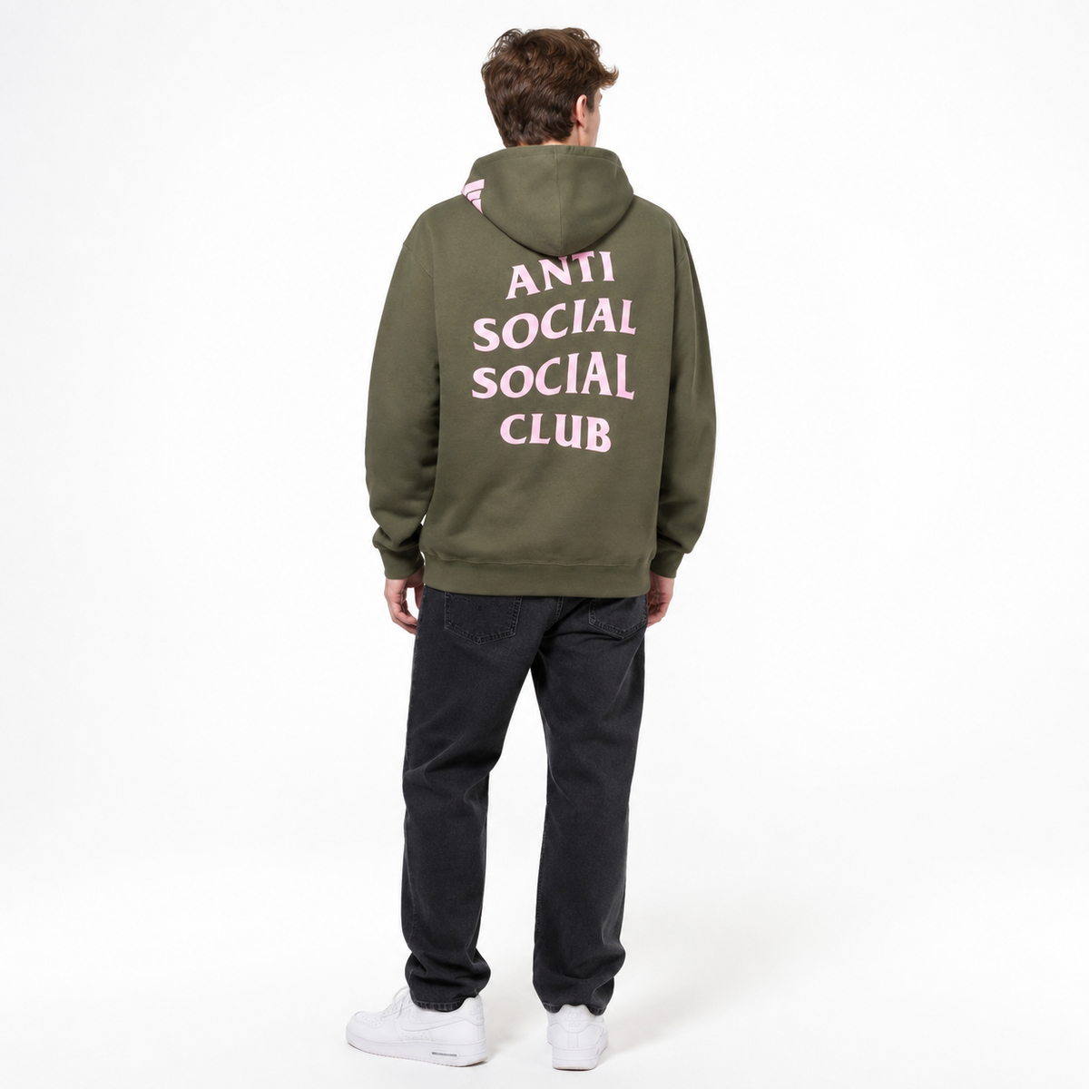 Anti Social Social Club x Undefeated Club Hoodie Olive