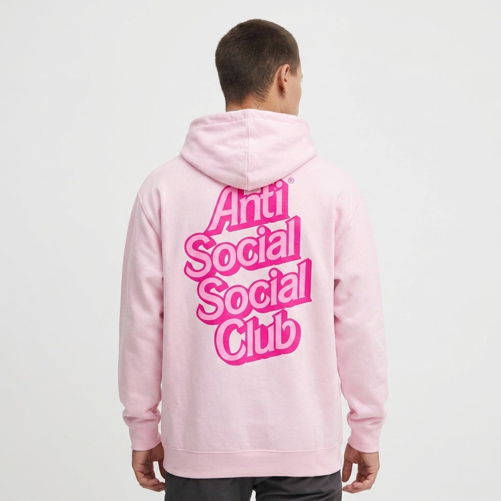 Anti Social Social Club Timeless Pink Hoodie