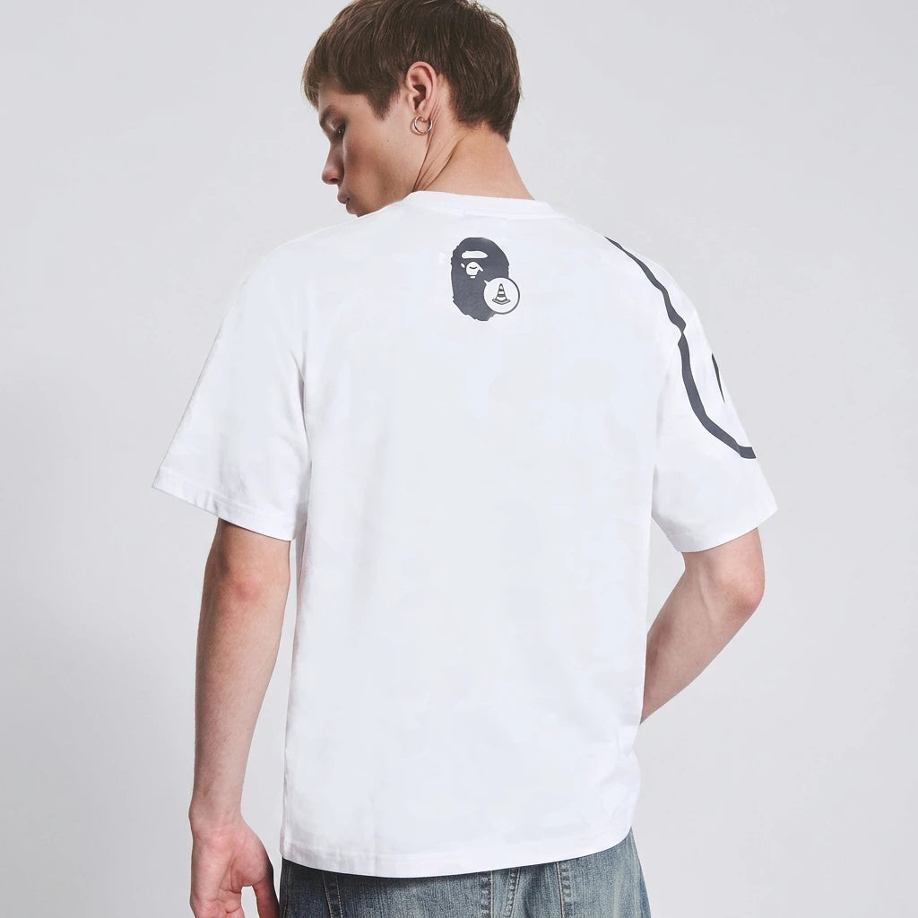 BAPE x Joshua Vides Ape Head T-Shirt White
