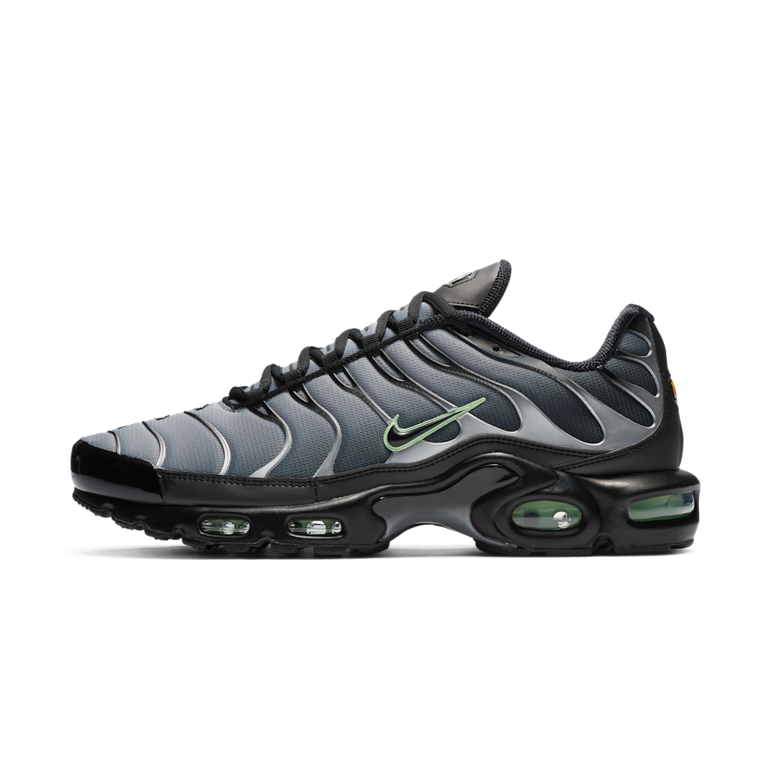 Nike Air Max Plus Black Particle Grey Vapour Green