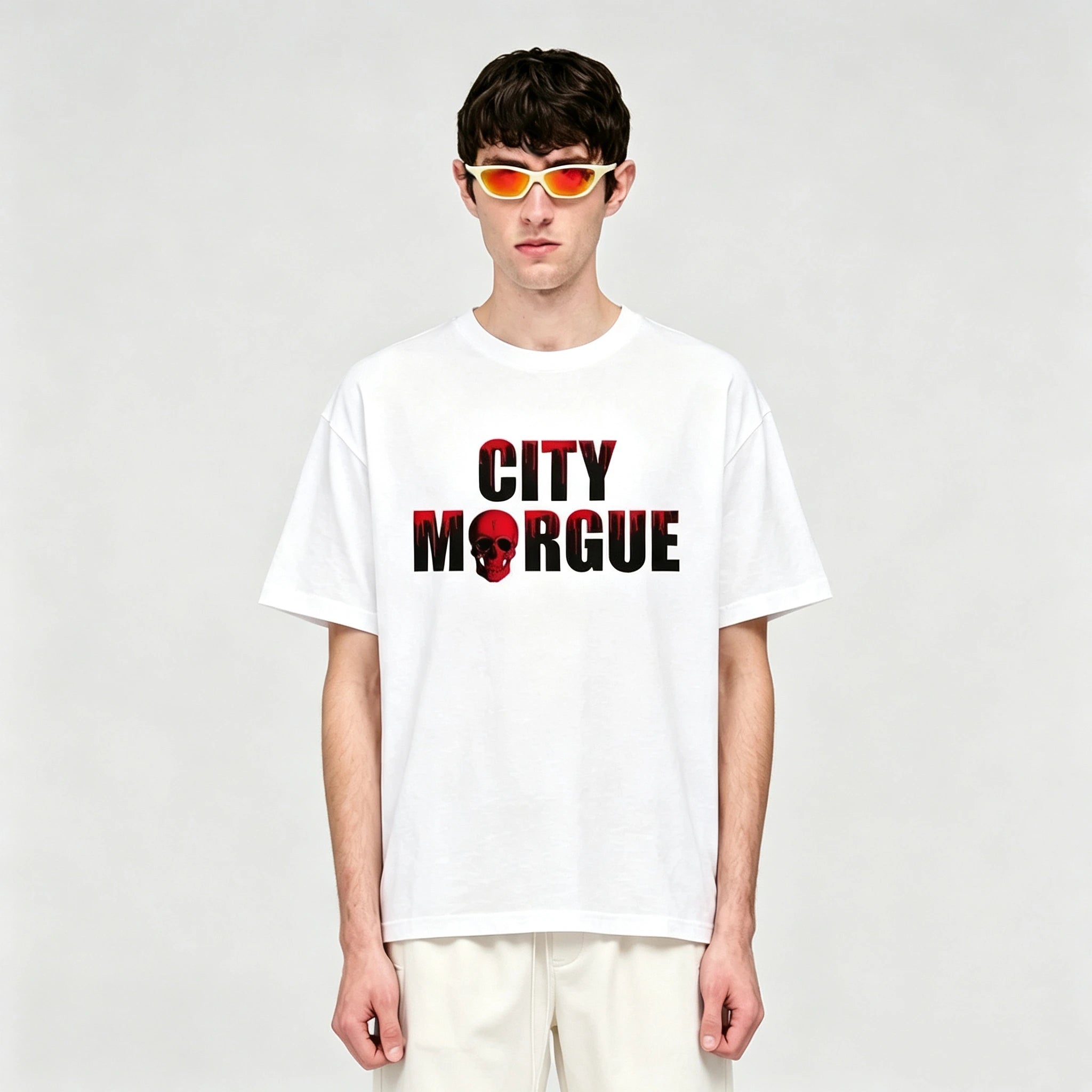 City Morgue x Vlone Dogs T-Shirt White