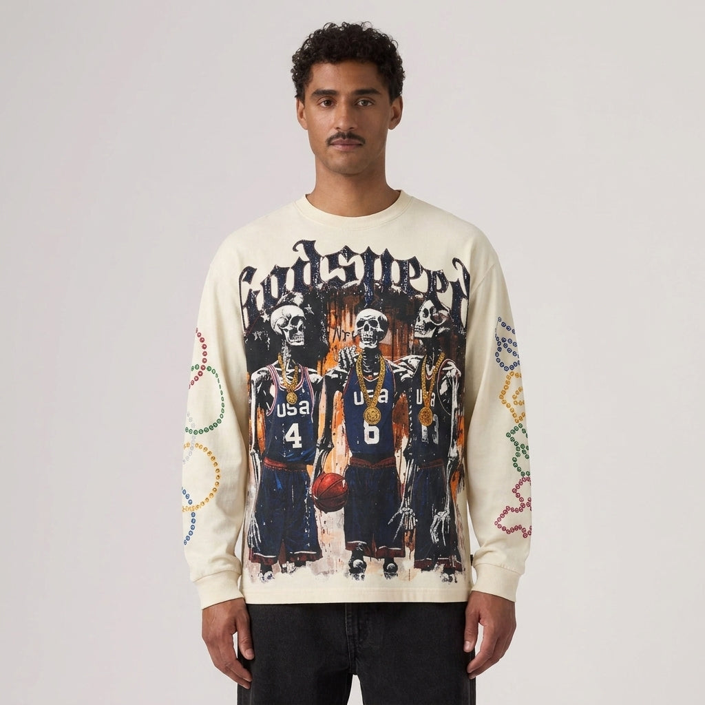 Godspeed DreamTeam 24 L/S VVS T-Shirt Bone