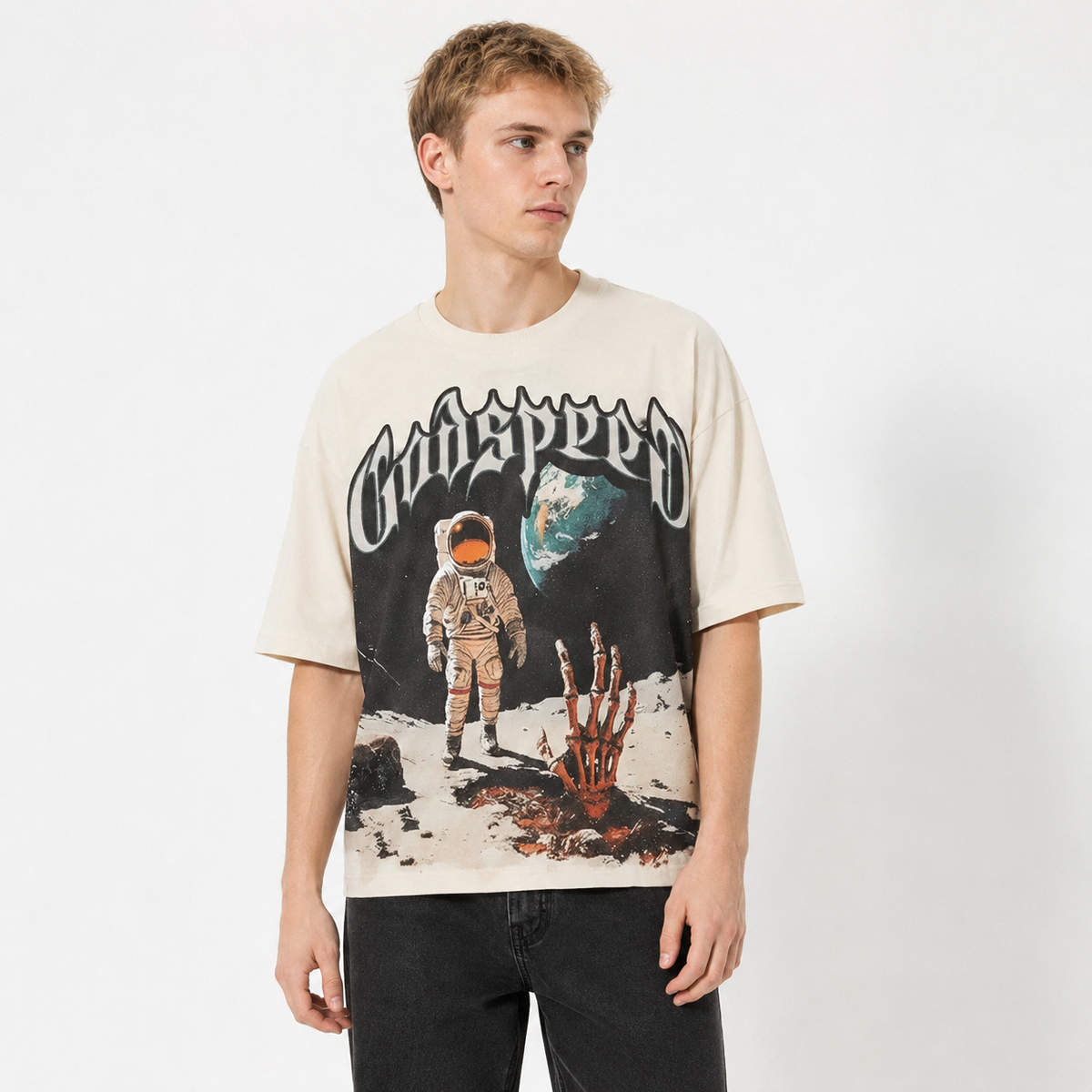 Godspeed First Contact T-Shirt Cream