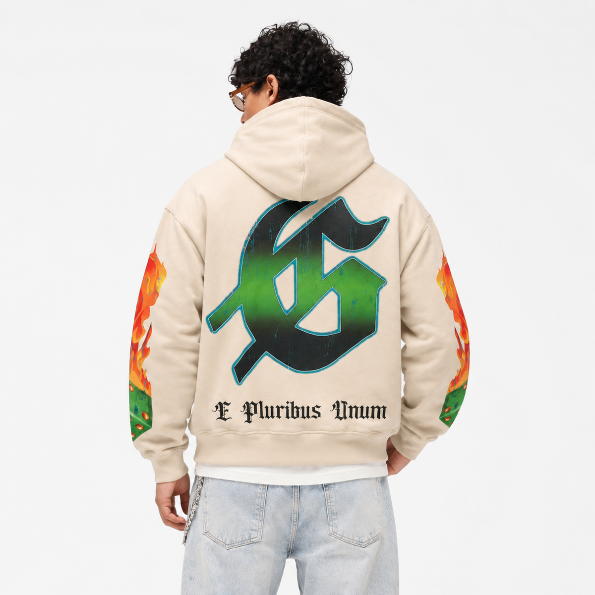 Godspeed Lifes A Gamble Hoodie Bone