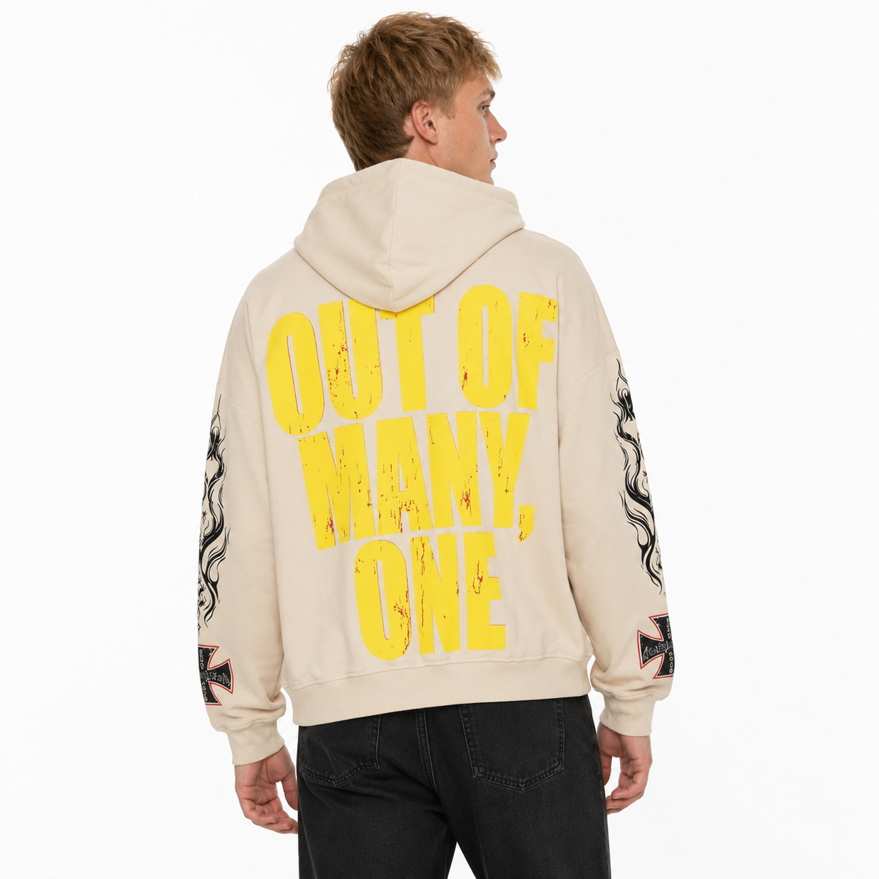 Godspeed Long Lonely Road Hoodie Bone