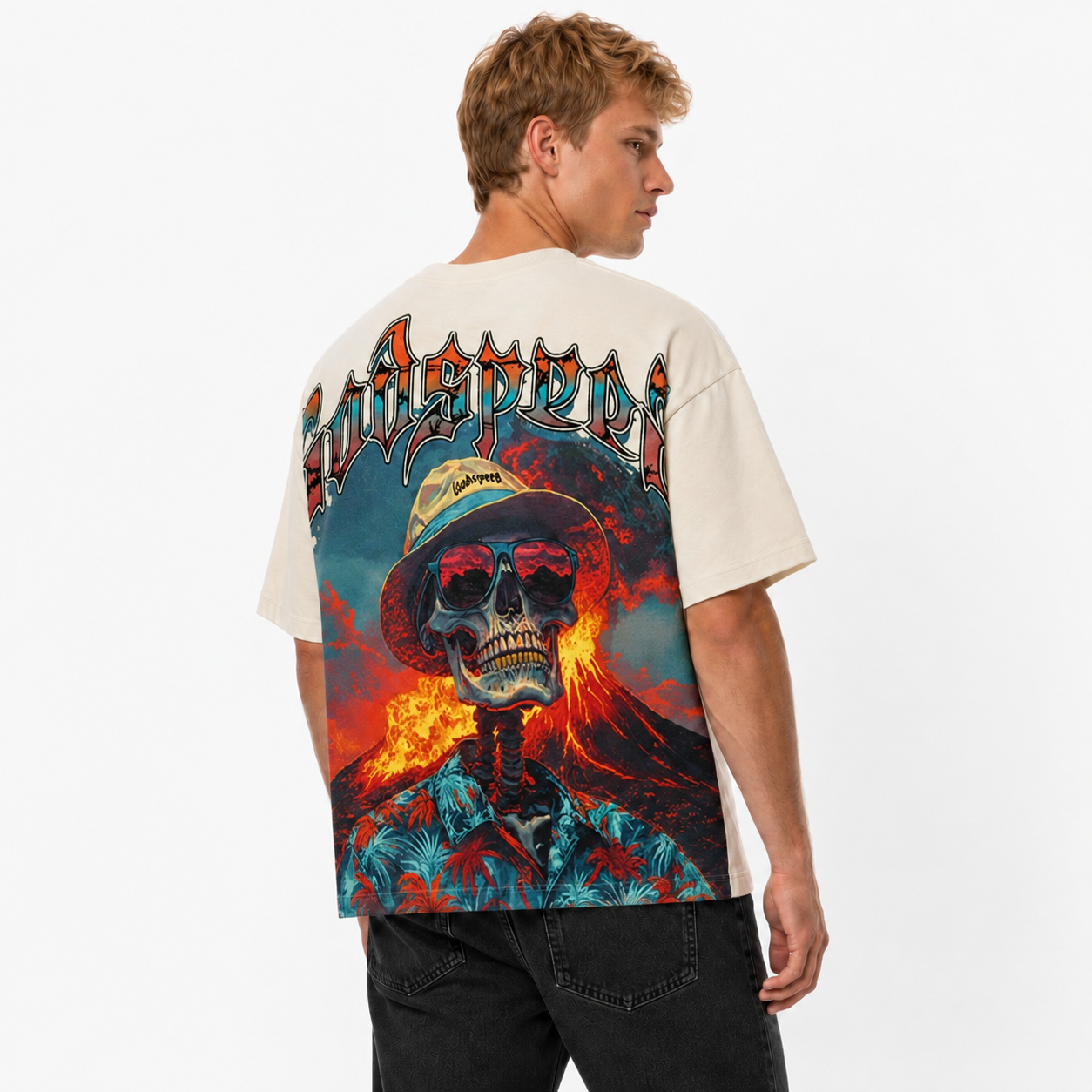 Godspeed Natural Disaster T-Shirt Bone