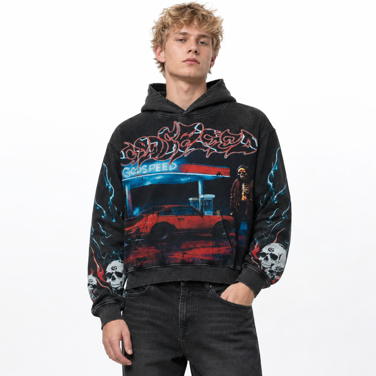 Godspeed Pitstop Hoodie Black
