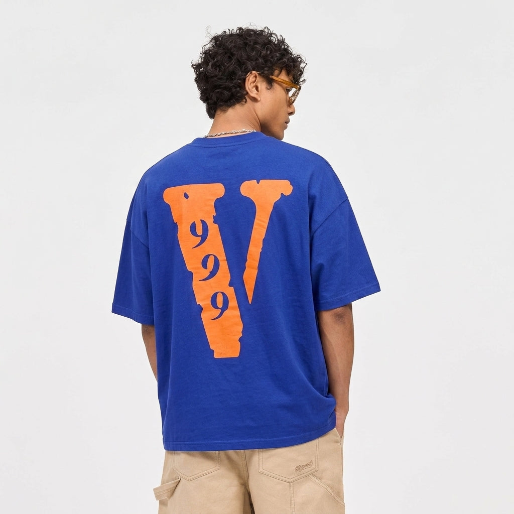 Juice Wrld x Vlone 999 T-Shirt Blue