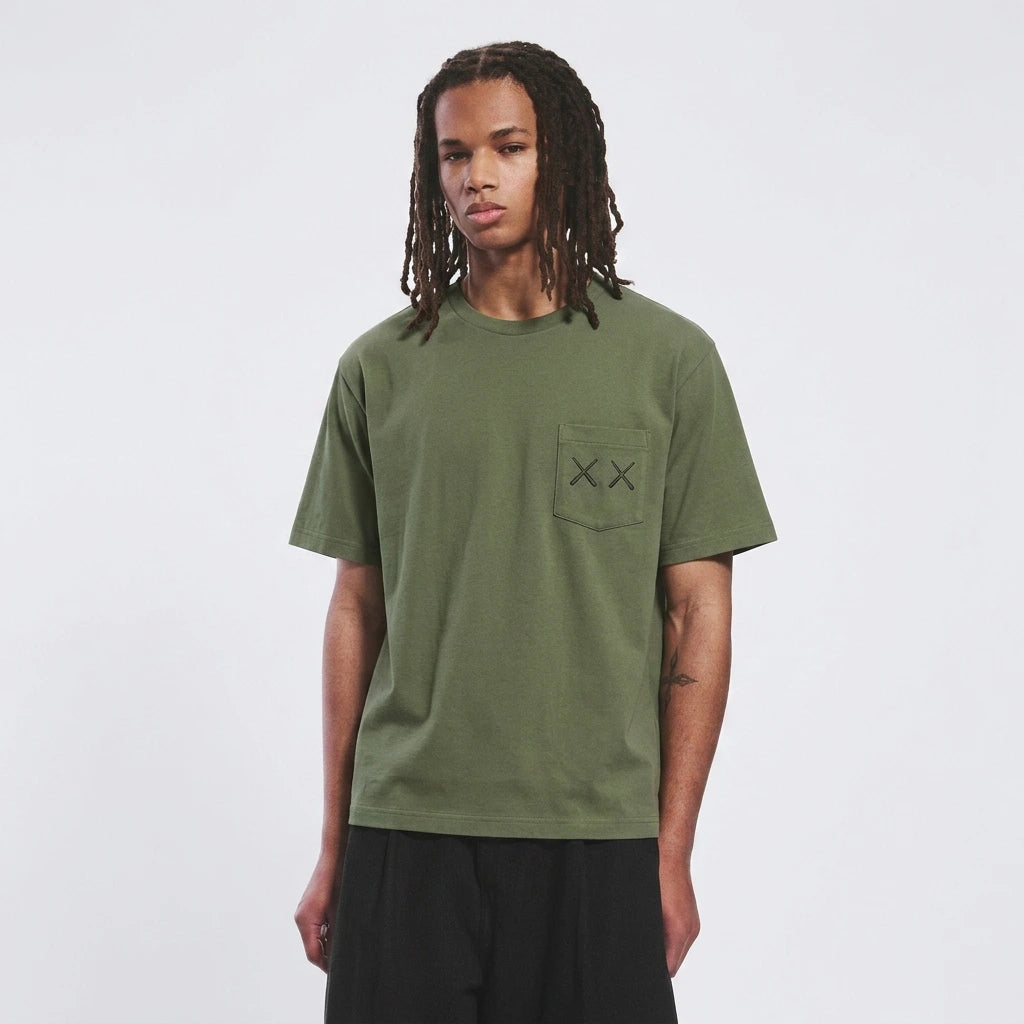 KAWS x Uniqlo XX Pocket T-Shirt Olive