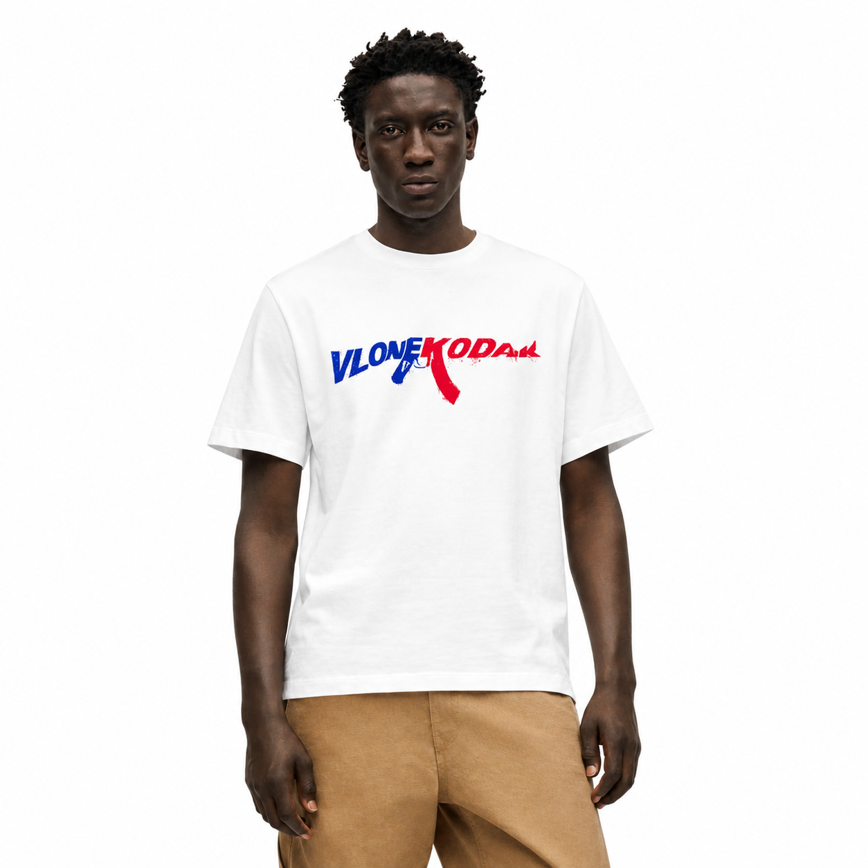Kodak Black x Vlone 47 T-shirt White