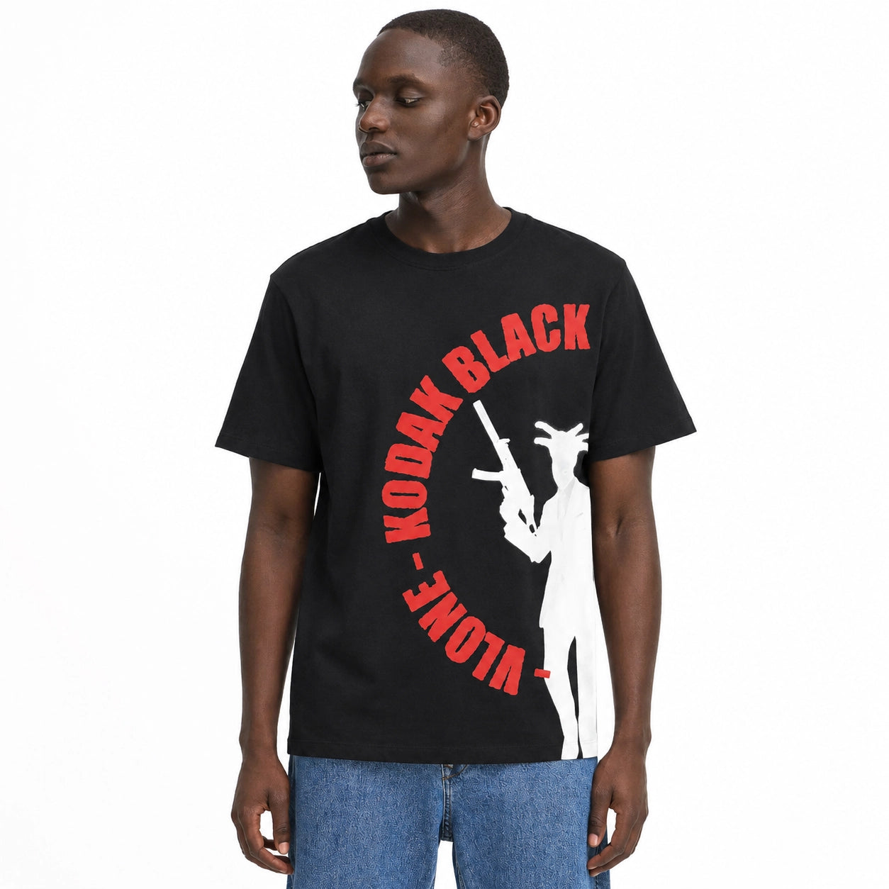 Kodak Black x Vlone Vulture T-shirt Black