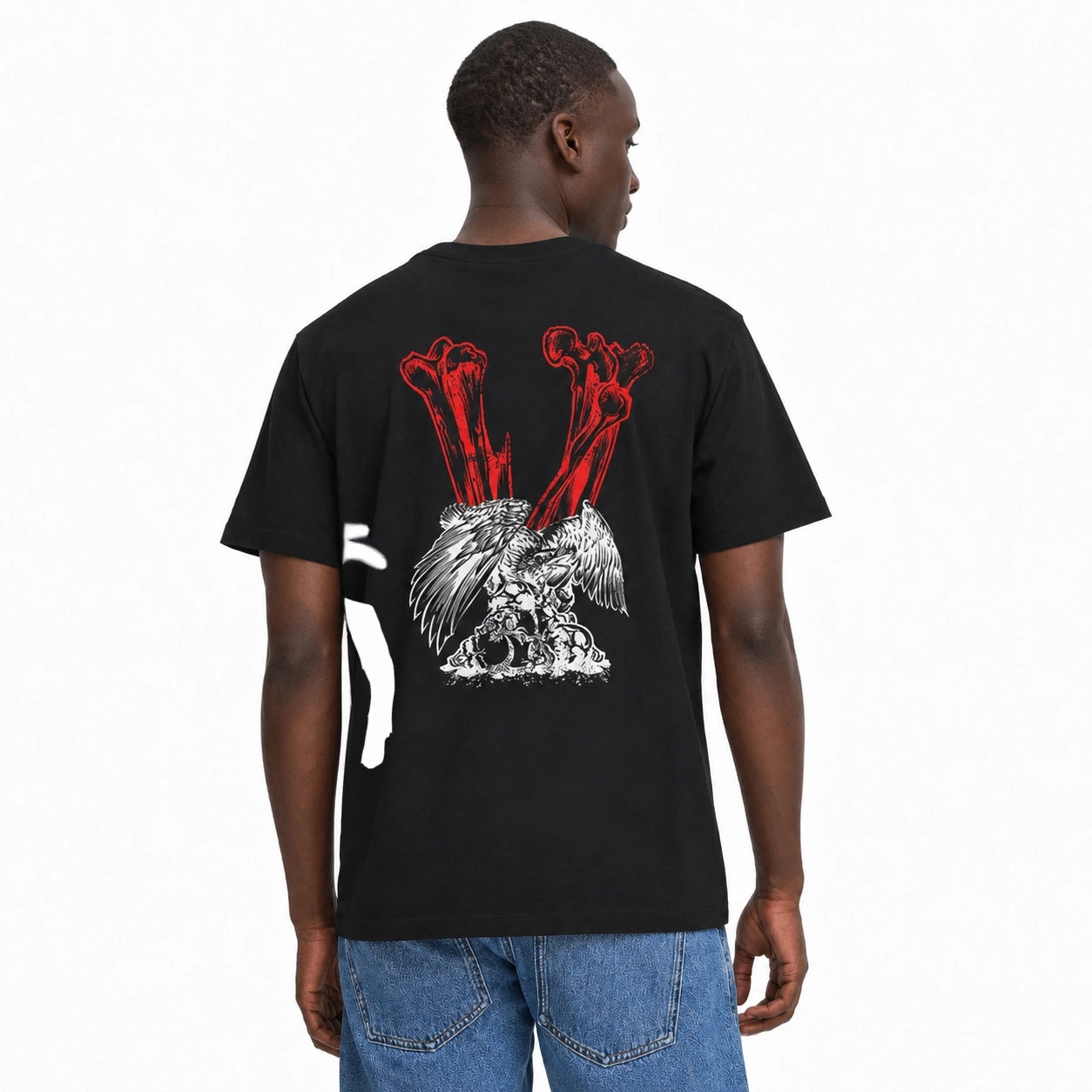 Kodak Black x Vlone Vulture T-shirt Black