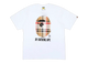 BAPE A Bathing Ape Check T-Shirt White Beige