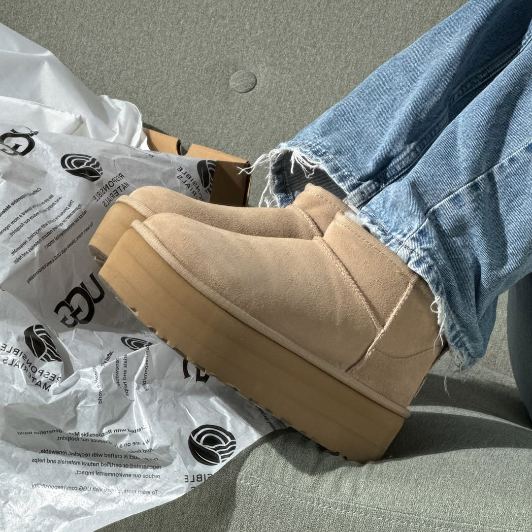 UGG Classic Ultra Mini Platform Boot Sand