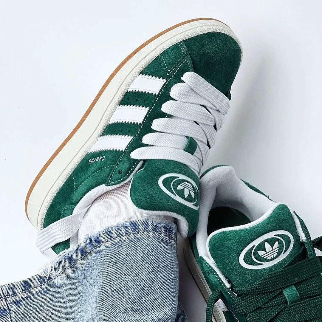 Adidas Campus 00s Dark Green Cloud White