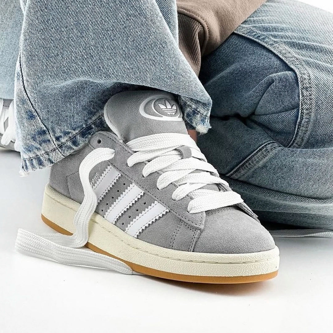 Adidas Campus 00s Grey White, Grey Three/Footwear White/Off White (HQ8707 / HQ6507)