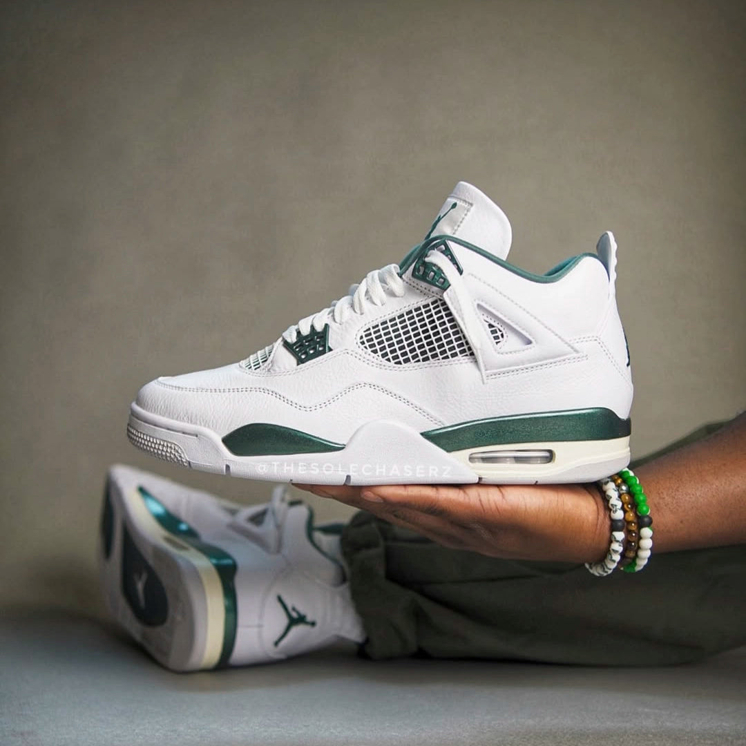 Air Jordan 4 Retro Oxidized Green, White/Oxidized Green/White/Neutral Grey (FQ8138-103 / FQ8213-103)