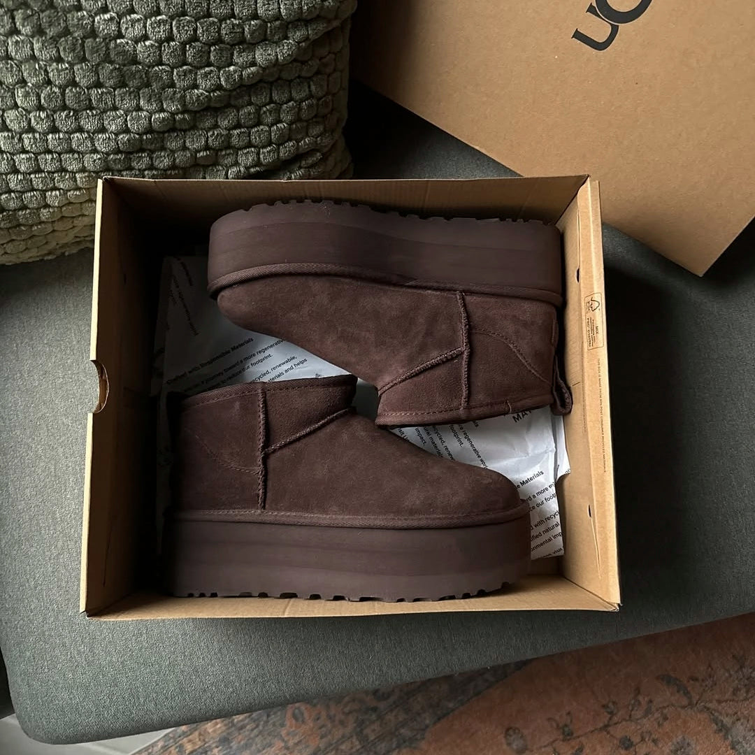 UGG Classic Ultra Mini Platform Boot Burnt Cedar