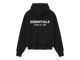 Fear of God Essentials Zip Up Hoodie Black