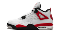 Air Jordan 4 Retro Red Cement, White/Fire Red/Black/Neutral Grey (DH6927-161 / 408452-161)