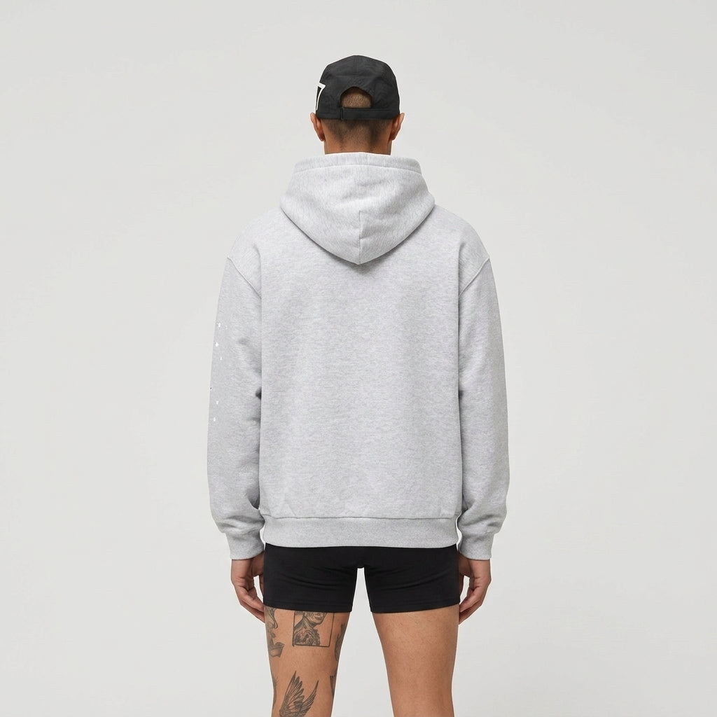 Sp5der Arach NY Phobia Hoodie Ash Grey