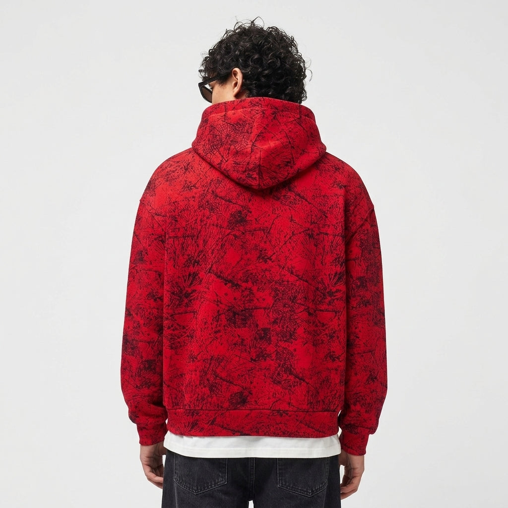 Sp5der OG Tree Camo Hoodie Red