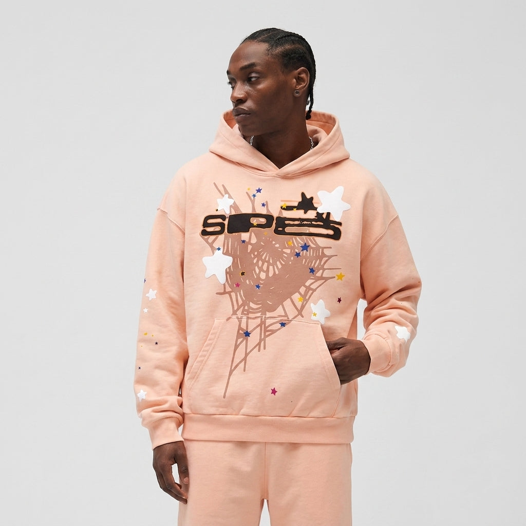 Sp5der SP5 Hoodie Bellini