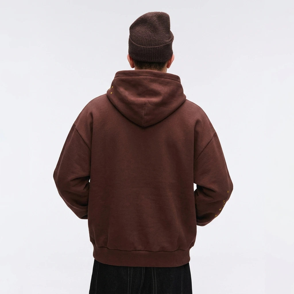 Sp5der Web Hoodie Brown