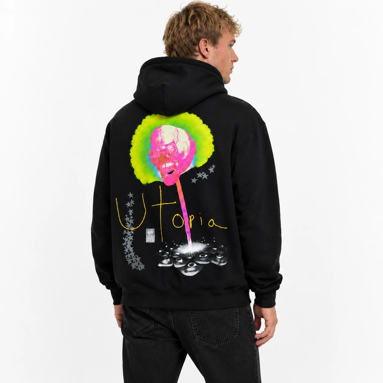 Travis Scott Lollipop Hoodie Black