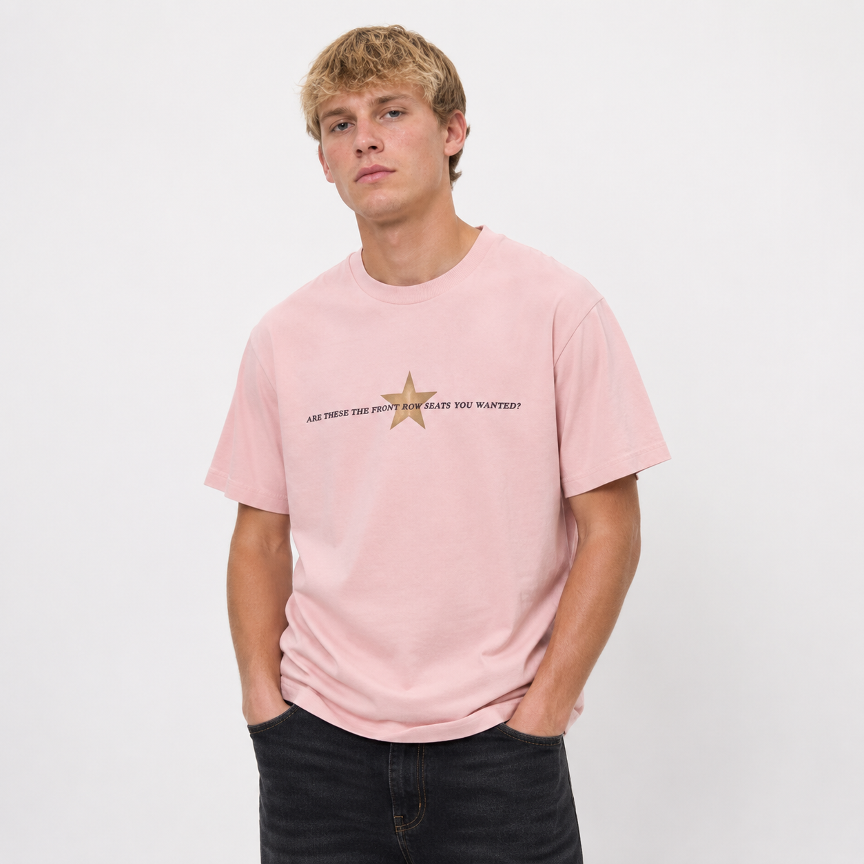 Travis Scott Utopia Circus Maximus Pink Star T-Shirt Pink