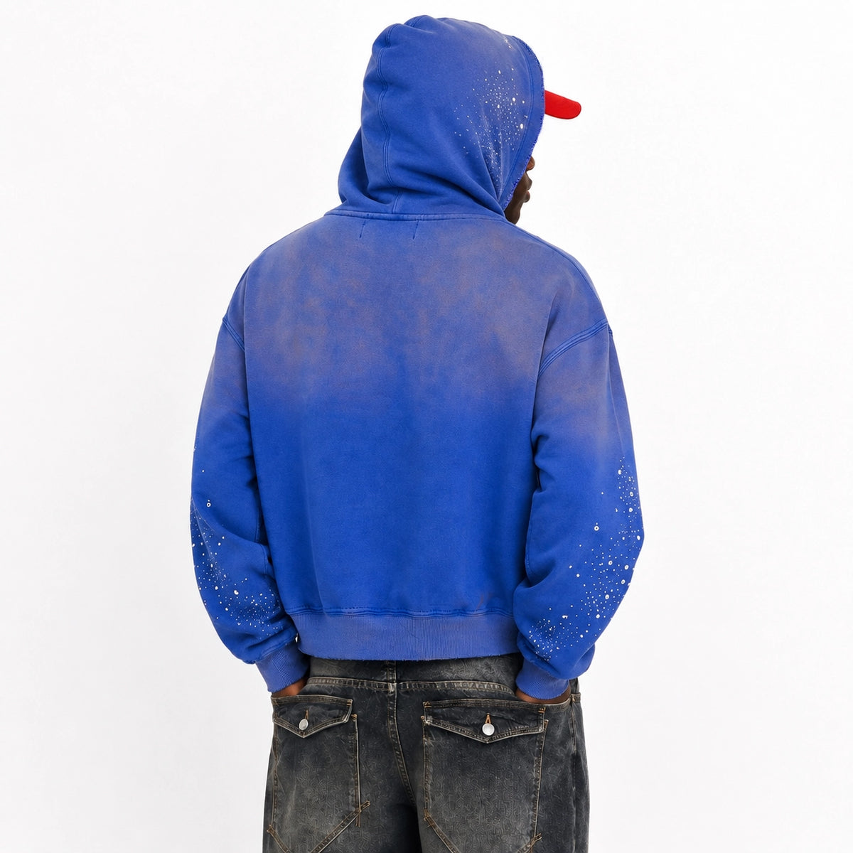Vale Forever Classico Zip Up Hoodie Sapphire